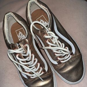 Limited Edition Rose Gold Vans (Metallic)